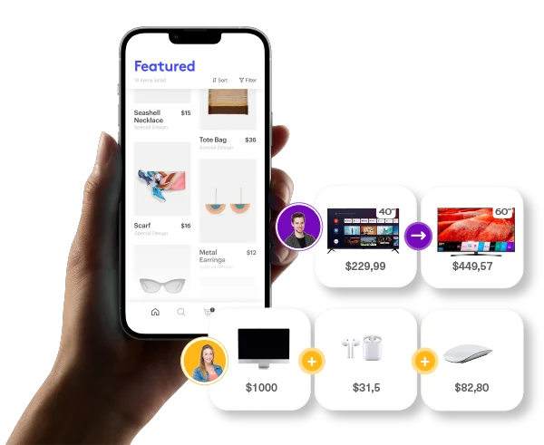 Customer profile user interface
